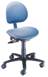 21435B Brewer Company Task Stool, Pneumatic, Synchronized Back/ Seat Tilt, No Arms