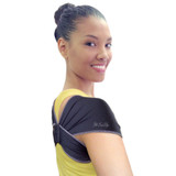 7100888 Performance Health Str8-N-Up Posture Support Black, Small
