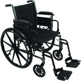 7101587 Performance Health Probasics K3 Lightweight Wheelchair, 20'' x 16'' W/ Legrests