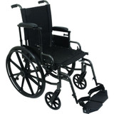 7101593 Performance Health Probasics K4 High Strength Wheelchair, 20'' x 16'' W/Footrests