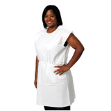 Pro Advantage ADVANTAGE® P750333 Exam Gown, 3-Ply Tissue, 30\in. x 42\in., White, Traditional Front/ Back Opening, 50/cs (50 cs/plt) (020210) , case