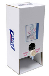 Gojo® PURELL® 2156-02-TTS 1 L Gel Clear Hand Sanitizer Disposable Table Top Stand - 1/Case