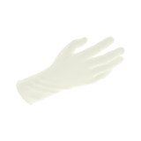 2616 Dynarex Vinyl Gloves in a Bag, Powder-Free, Large, 1 Pair