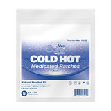 1452 Dynarex Cold/Hot Medicated Patches, Back - 10 x 20cm, 5pc/bag, 1bg/box, 36bx/cs