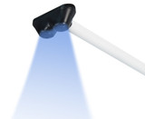 12-1366 Fabrication Enterprises, Inc. Detecto Icon Digital Scale, Clinical, Sonar Height Rod, 1,000 lb/500 kg capacity