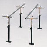 15-4492 Fabrication Enterprises, Inc. Floor Mounted Parallel Bars, 10'
