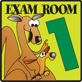 15-4630 Fabrication Enterprises, Inc. Exam Room 1 Sign