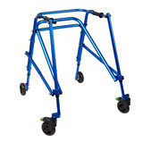 32-2089 Fabrication Enterprises, Inc. Klip Posterior walker, four wheeled, blue, size 4