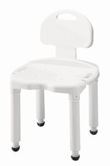 43-1611 Fabrication Enterprises, Inc. Carex Universal Bath Bench with Back, Retail Packaging