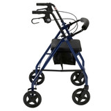 43-2258 Fabrication Enterprises, Inc. Rollator, 8" Casters, Blue