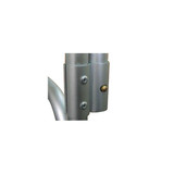 70-0055 Fabrication Enterprises, Inc. Aluminum Shower Chair and Commode with Casters