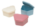 017-48534 Integra Miltex DENTURE CUPS ASST. 12/BX ROSE/BLUE/CREME