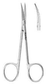 EG5-306 Integra Miltex Iris Scissors, 4-1/2, Curved - 12 Pack