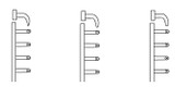 MH11-12 Integra Miltex ALM RETRACTOR 3, SPREAD 2-1/4 IN, Each