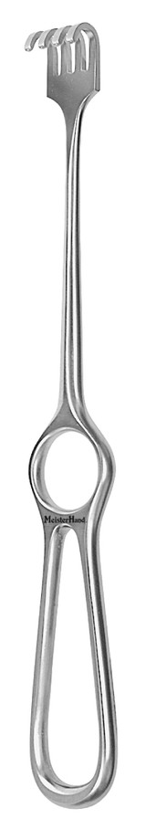 MH11-530 Integra Miltex VOLKMAN RETRACTOR 8-3/4, 2-PRONG,SHARP,RING HANDLE