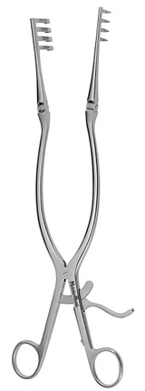 MH11-684 Integra Miltex BECKMAN-ADSON RETRACTOR 12-1/4 4X4 SHARP PRONGS