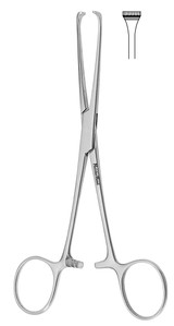 MH16-31 Integra Miltex BOYS-ALLIS TISSUE FORCEPS 6-1/4, 5X6 TEETH