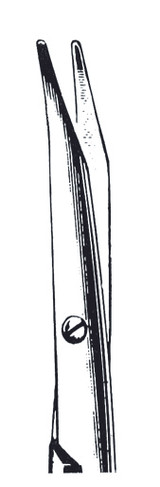 MH18-1476 Integra Miltex STEVENS TENOTOMY SCISSORS 4-1/2, CVD, BLUNT POINTS