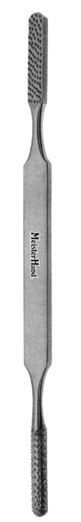 MH21-368 Integra Miltex Fomon Rasp,8-1/4,Convex/Flat,Fine/Coarse,Back Cut