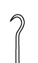 MH21-89 Integra Miltex CONVERSE (GILLIES) SKIN HOOK, 7, 2.5MM HOOK, SMALL