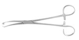 MH22-550 Integra Miltex WHITE TONSIL SEIZING FORCEPS 7-1/4, CURVED
