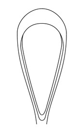 MH30-1205-2 Integra Miltex SIMS UTERINE CURETTE 11-1/4, SIZE 2, SHARP BLADE