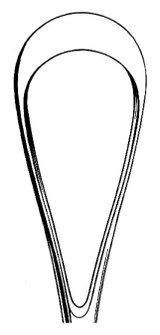MH30-1205-6 Integra Miltex SIMS UTERINE CURETTE 11-3/4,SHARP,MALLEABLE,SIZE 6