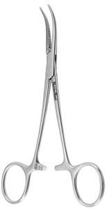 MH7-102 Integra Miltex DANDY FORCEPS 5-5/8, CURVED SIDEWAYS
