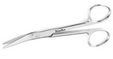 MH9-98 Integra Miltex NEWS SUTURE SCISSORS 5-5/8, ANGLED ON FLAT