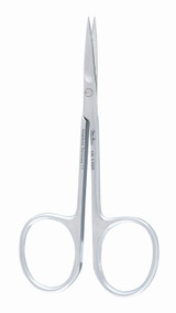Integra Miltex Iris Scissors, 4-1/2, Curved, Sterile, Box of 50