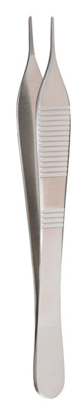 Integra Miltex Adson Dressing Forceps, 4-3/4, Sterile, Box of 50
