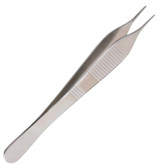 ST6-120 Integra Miltex Adson Tissue Fcps 4-3/4,1 x 2 Teeth,Sterile, 50/BX, 50/Pack