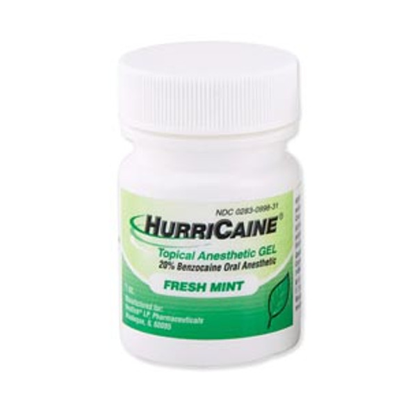 Beutlich LP Pharmaceuticals HURRICAINE® 0283-0998-31 Topical Anesthetic Gel, 1 oz Jar, Mint (US Only) , each