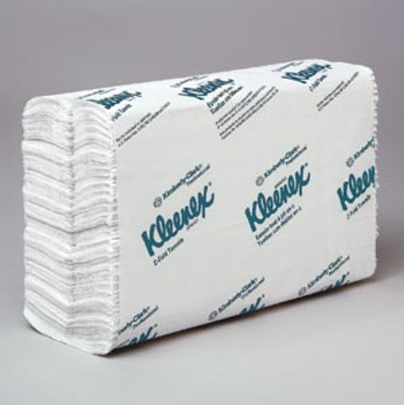 Kimberly-Clark Professional 01500 Kleenex® C-Fold Towels, 1-Ply, 150 sheets/pk, 16 pk/cs (48 cs/plt) (US Only) , case