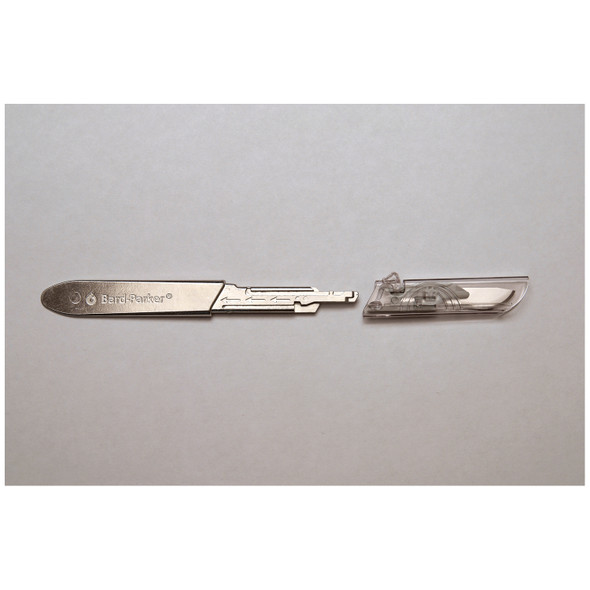 Aspen Surgical SURGICAL BARD-PARKER® 374031 Protected Blade Metal Handle, Size 3L, 5/cs (US Only) (Not Available For Sale into Canada) , case