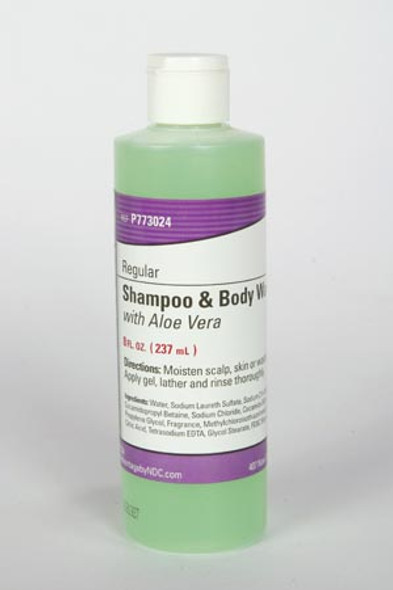 Pro Advantage ADVANTAGE® P773024 Shampoo & Body Wash, 8 oz Bottle, Flip Top Cap, 48/cs (56 cs/plt) (MOQ = 6 cases) , case