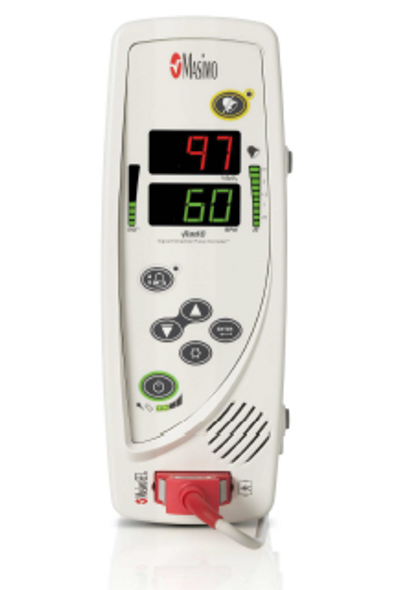 9191 Masimo Rad-8 Pulse Oximeter, Vertical. One year warranty, RED 20 PIN Connector.**Discontinued**