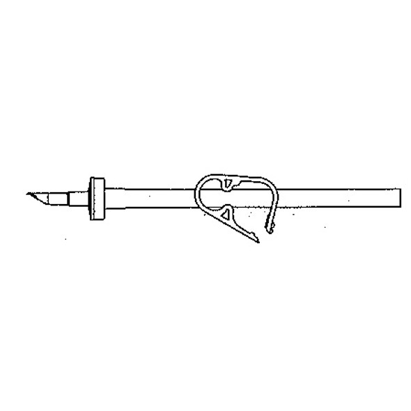 MX282 ICU Medical 6In (15.2Cm) Pour Spout W/Spike And Clamp 50/Ca