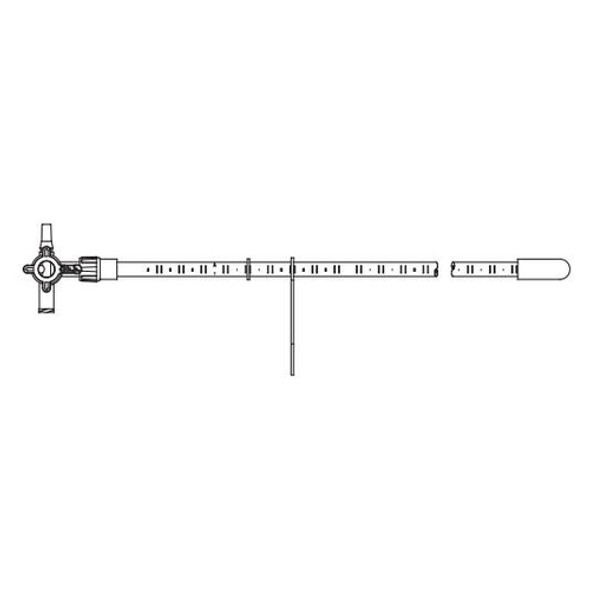 ICU Medical MX447 35 cm Central Venous Pressure Monometer Set - 20/Case ****Discontinued****