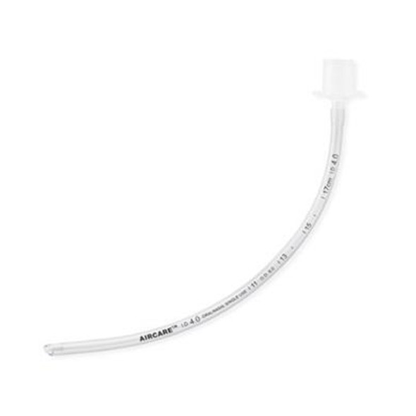 100/101/035 ICU Medical Tracheal Tube Clear Murphy Aircare Uncuffed 3.5Mm 10/Bx