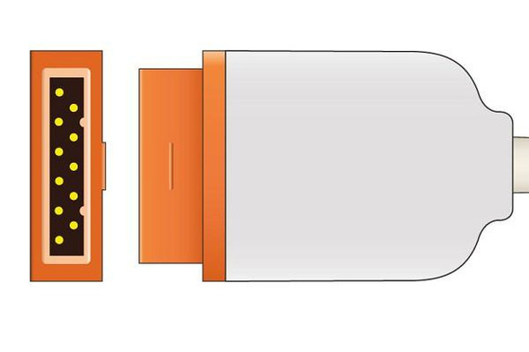 DMQ-AG0 Compatible Temperature Sensor for GE Marquette, Adult Rectal Sensor