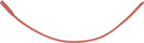 AS44012 Amsino International, Inc. Red Rubber Urethral Catheter, 12FR, 100/bx