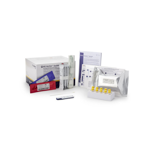 BD VERITOR™ 256045 Influenza A+B POC Kit, CLIA Waived, 30 tests/kit, 1 kit/ea (12/cs, 12 cs/plt) (Continental US Only) , each