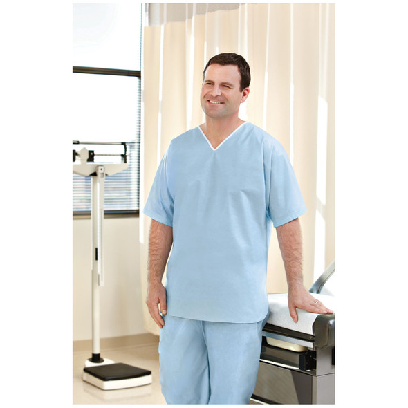 Graham Medical 62486 Pants, SMS, Medium, Light Blue, 30/cs , case