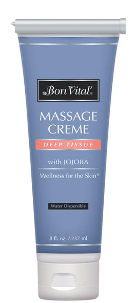 Performance Health HEALTH BON VITAL® BVDTC8ZT Deep Tissue Massage Creme, 8 oz, 12/cs (Cannot be sold to retail outlets and/ or Amazon) (US Only) , case