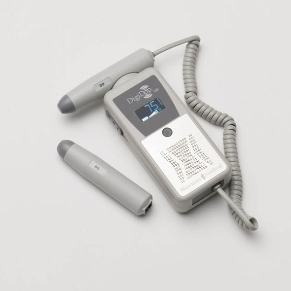 DD-700-VASC Newman Medical Display Digital Doppler with Recharger Includes Vascular 5MHz & 8MHz Probes Sold as ea