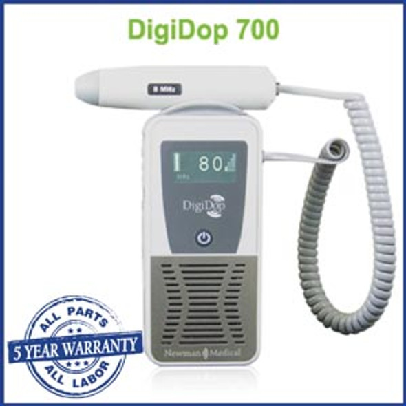 DD-700-D8 Newman Medical Display Digital Doppler (DD-700) & 8MHz Vascular Probe Sold as bx