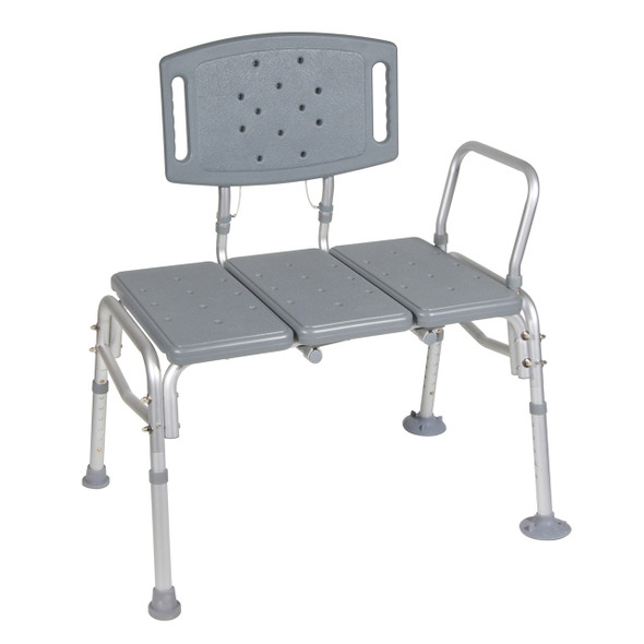 12025kd-1 Drive Medical Heavy Duty Bariatric Plastic Seat Transfer Bench