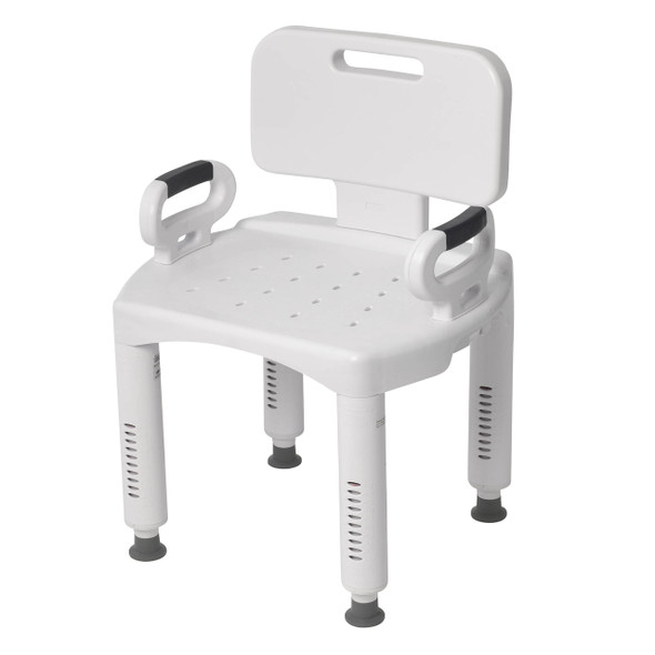 rtl12505 Drive Medical Premium Series Shower Chair with Back and Arms