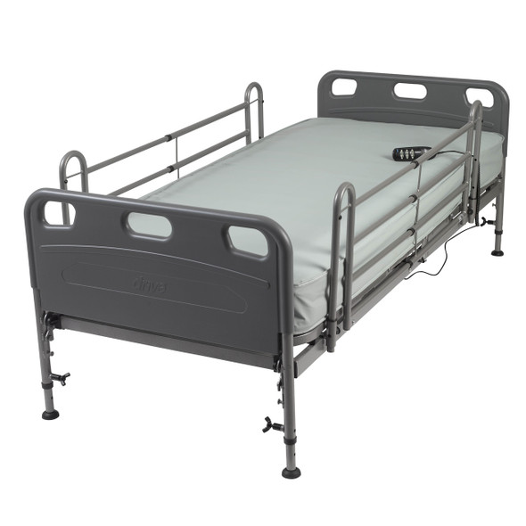 15560-pkg Drive Medical Competitor Semi Electric Hospital Bed with Mattress